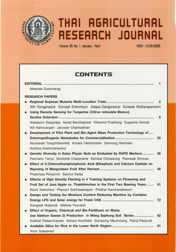 					View Vol. 26 No. 1 (2008): January - April
				