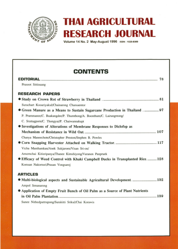 agricultural research journal