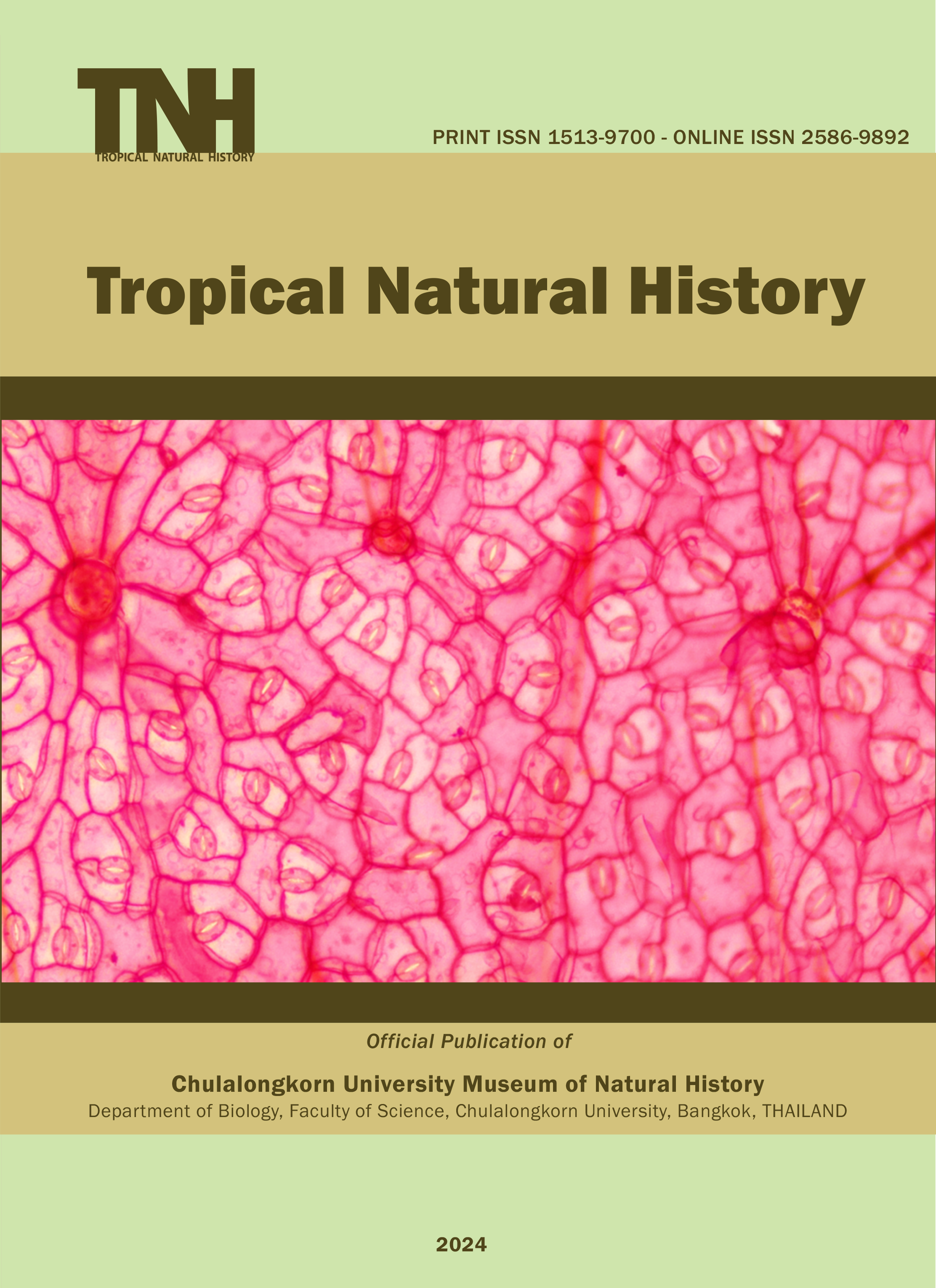 					View Vol. 24 (2024): Tropical Natural History
				