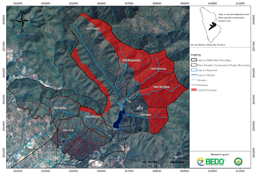 Figure 4  Forest fire areas
