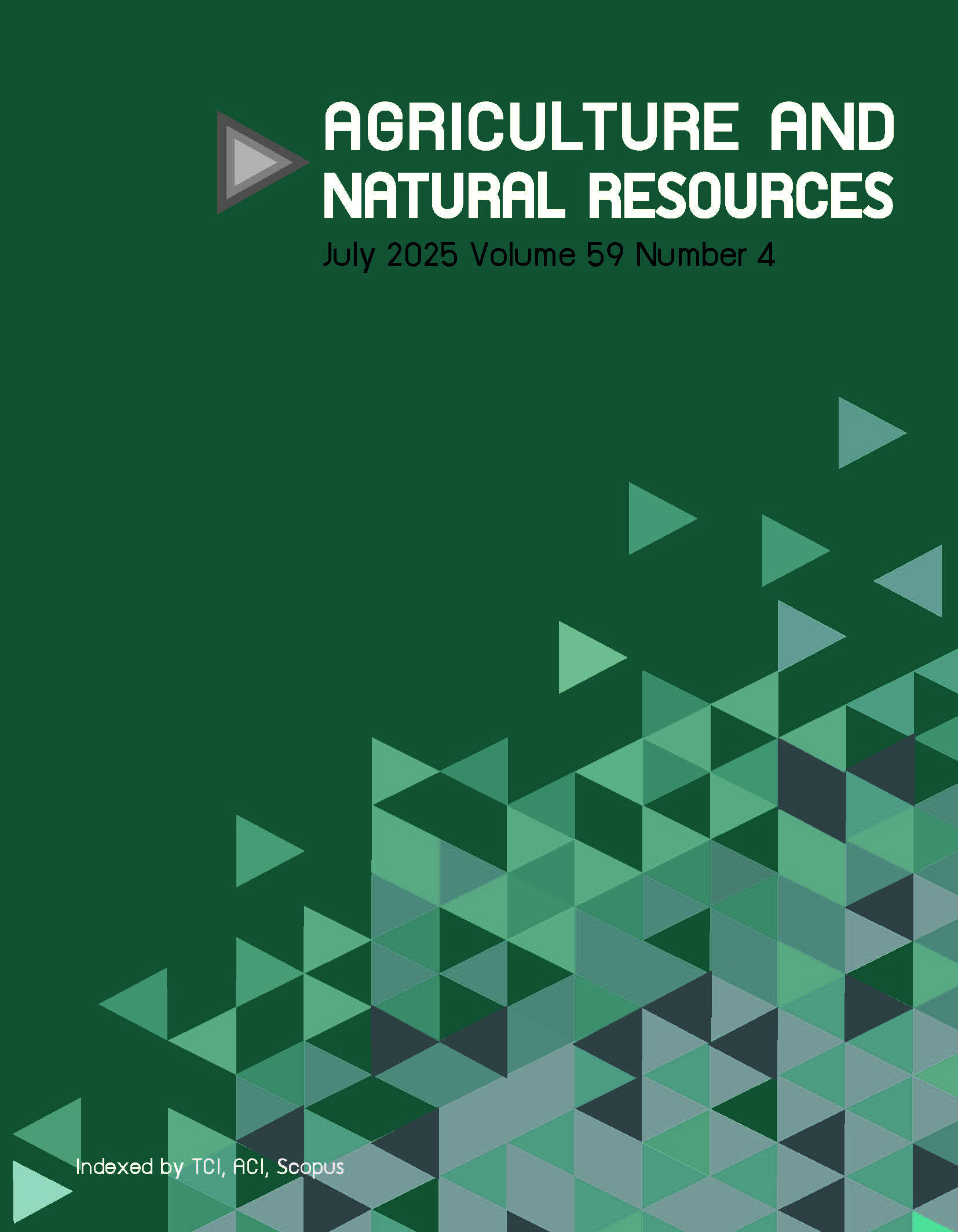 					View Vol. 59 No. 4 (2025): Agriculture and Natural Resources
				