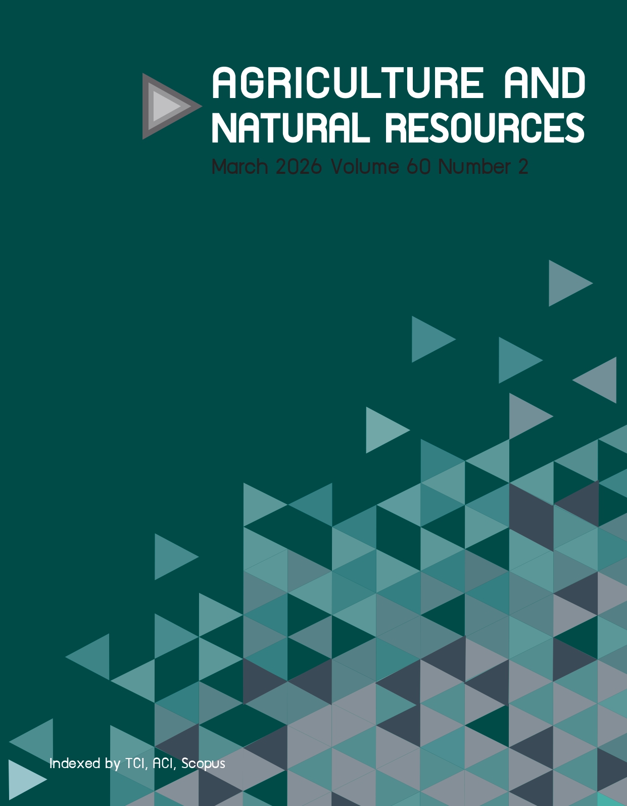 					View Vol. 60 No. 2 (2026): Agriculture and Natural Resources
				